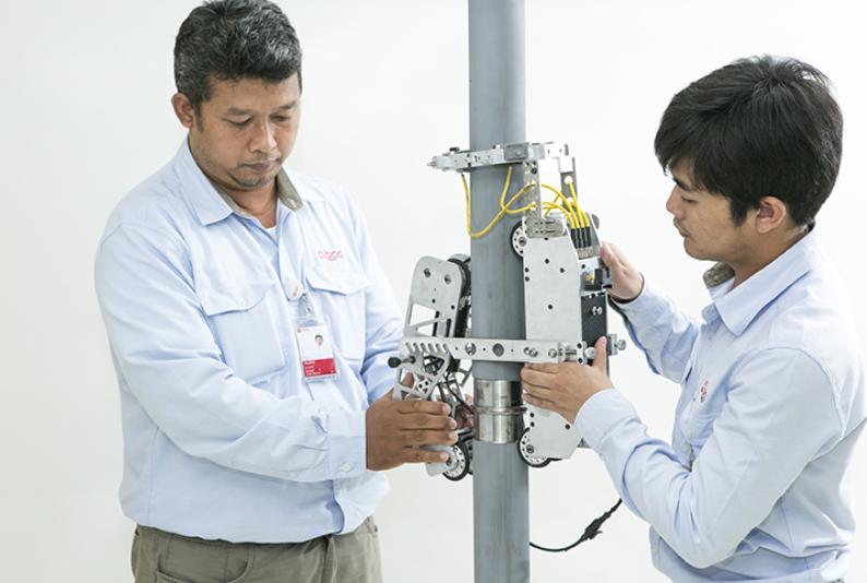 นวัตกรรมหุ่นยนต์ตรวจสอบ ครั้งแรกในอุตสาหกรรมปิโตรเคมีไทย แบบทดสอบความสามารถไร้ขีดจำกัดของมนุษย์